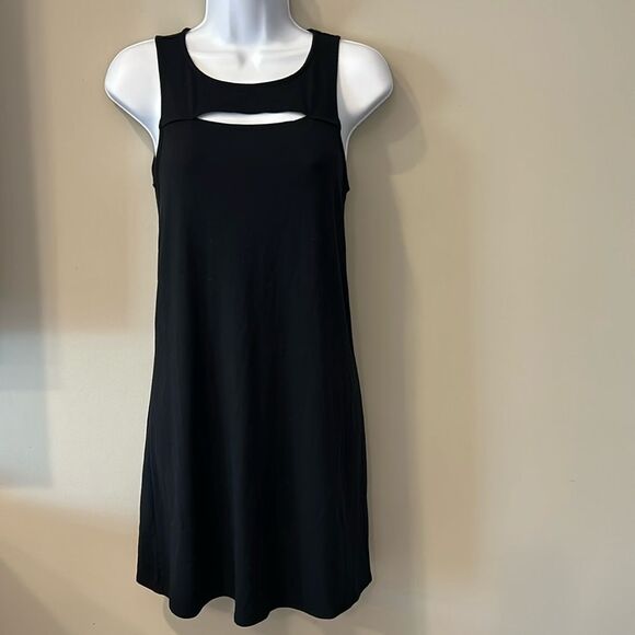 Aeropostale Women's Black Open Chest Sleeveless Mini Dress Size Small - Picture 1 of 8